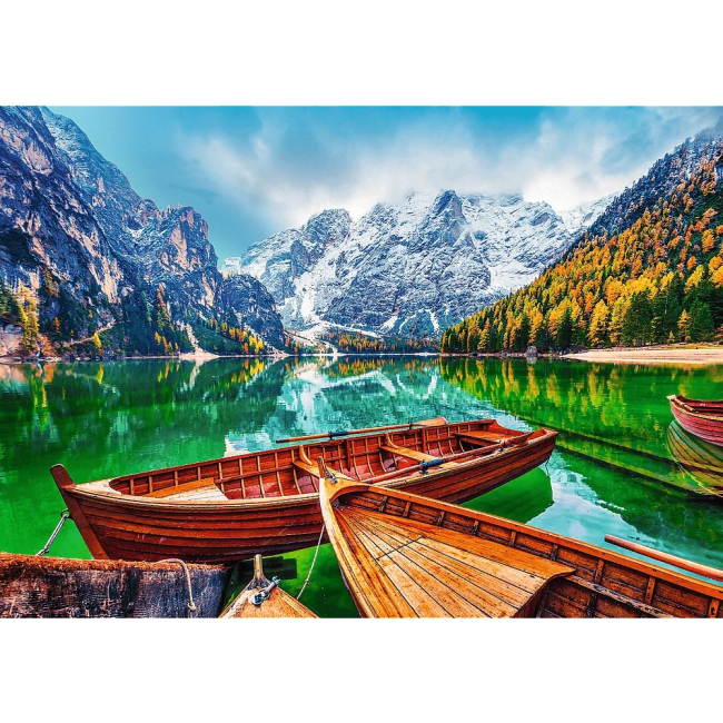 Пазли Trefl 500 елементів  - Озеро Брайес, Італія 37486. Фото 2