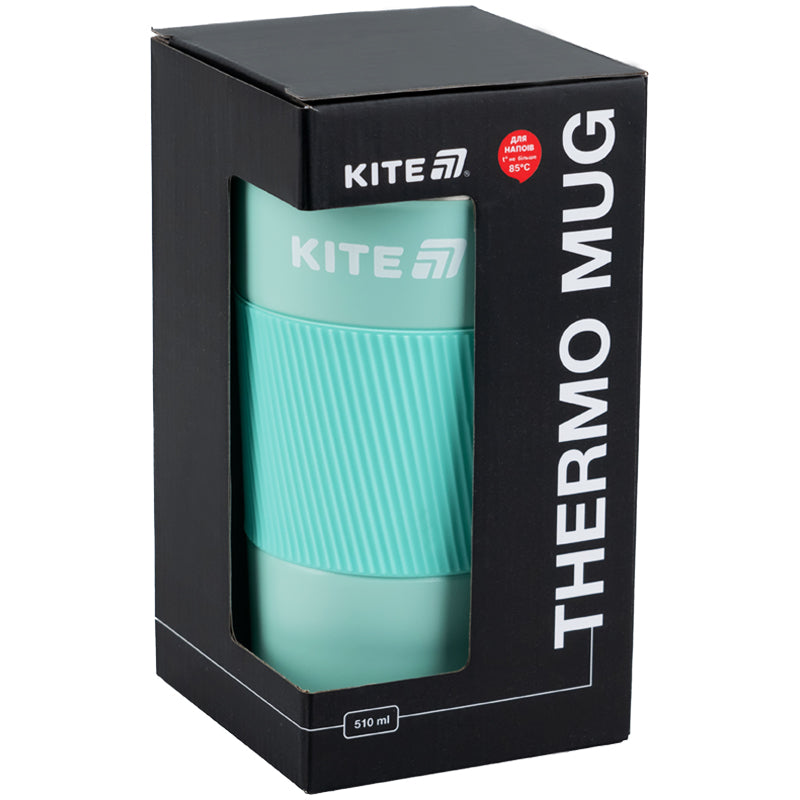 Термокружка Kite K25-458-2, 510 мл, м'ятна. Фото 5