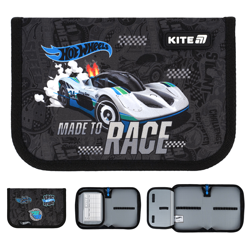Шкільний набір Kite Education Hot Wheels SET_HW25-501S (рюкзак, пенал, сумка). Фото 20