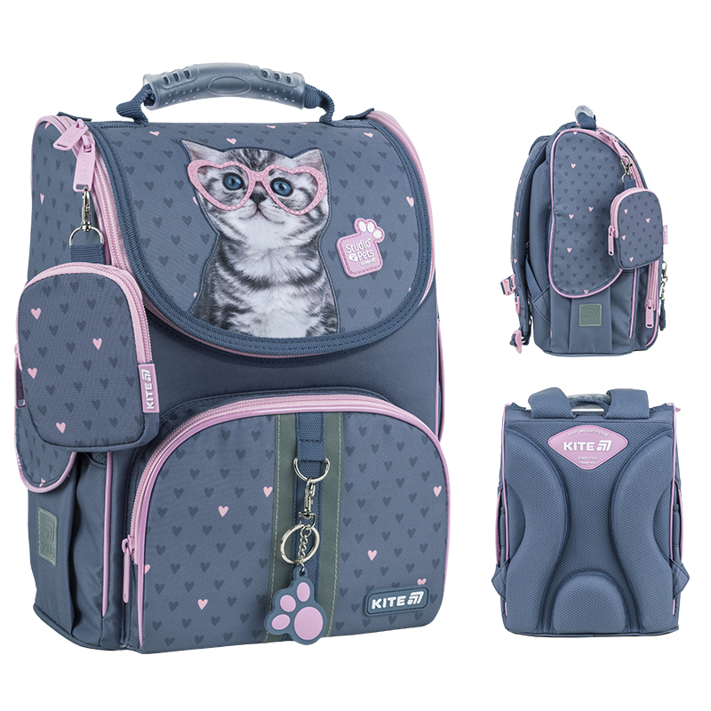 Шкільний набір Kite Education Studio Pets SET_SP25-501S (рюкзак, пенал, сумка). Фото 2