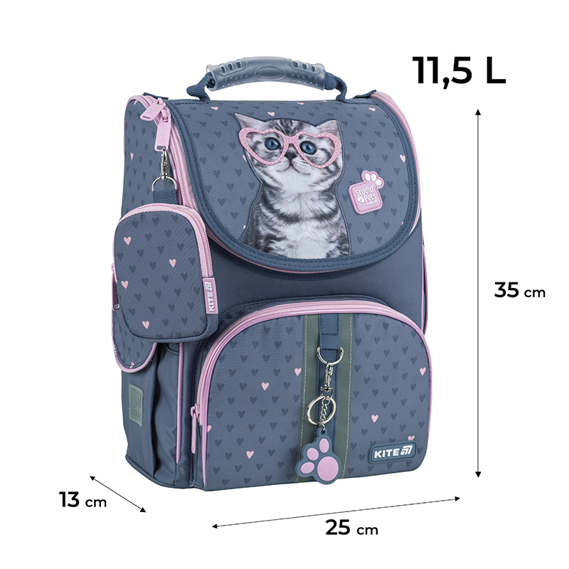 Шкільний набір Kite Education Studio Pets SET_SP25-501S (рюкзак, пенал, сумка). Фото 3