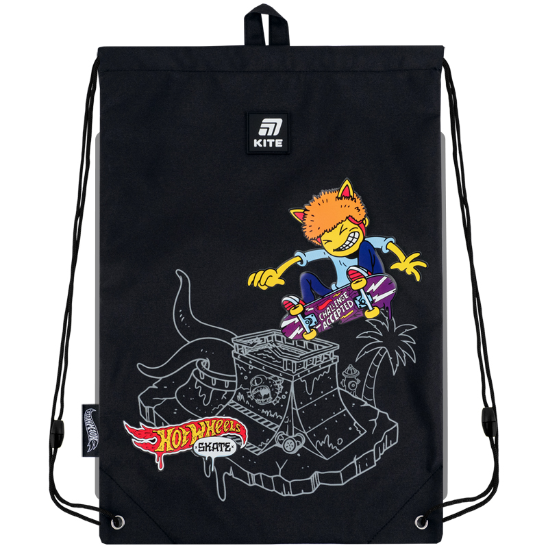 Шкільний набір Kite Education Hot Wheels Skate SET_HW25-531M (рюкзак, пенал, сумка). Фото 19