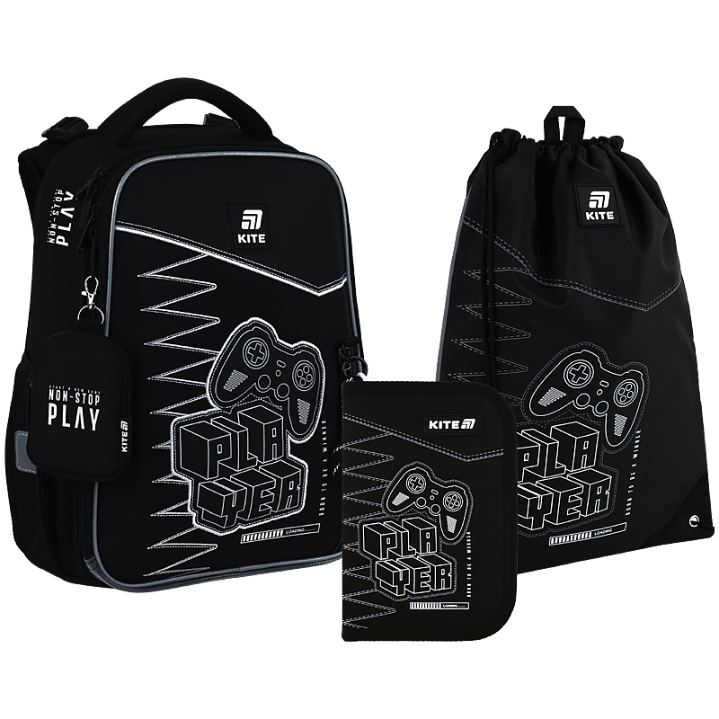 Шкільний набір Kite Education Player SET_K25-531M-3 (рюкзак, пенал, сумка)