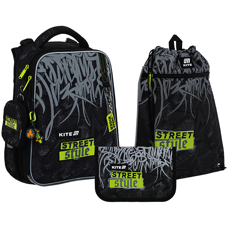 Шкільний набір Kite Education StreetStyle SET_K25-531M-4 (рюкзак, пенал, сумка)