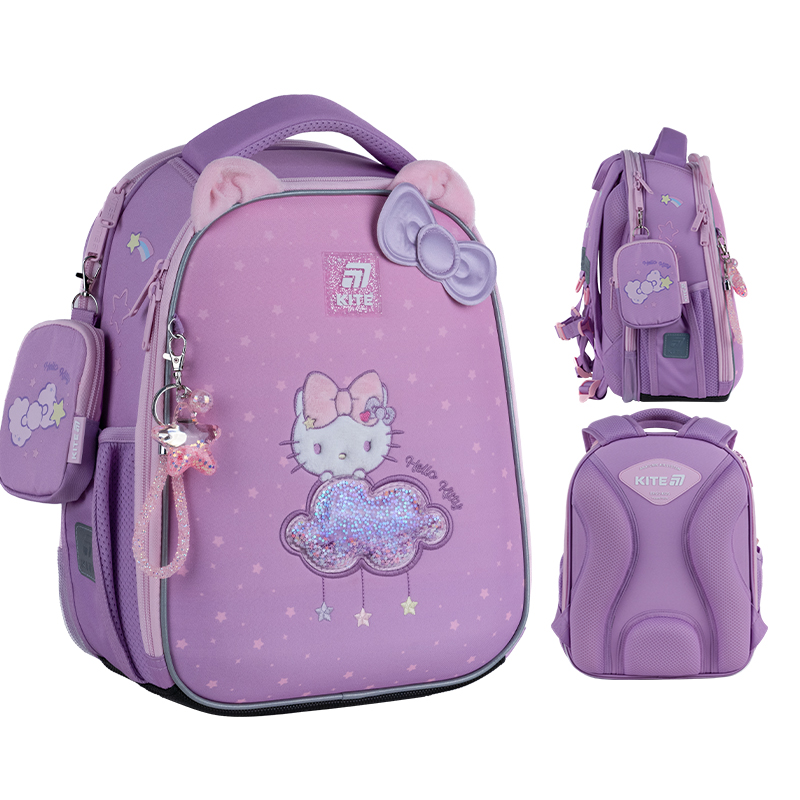 Шкільний набір Kite Education Hello Kitty SET_HK25-555S (рюкзак, пенал, сумка). Фото 2