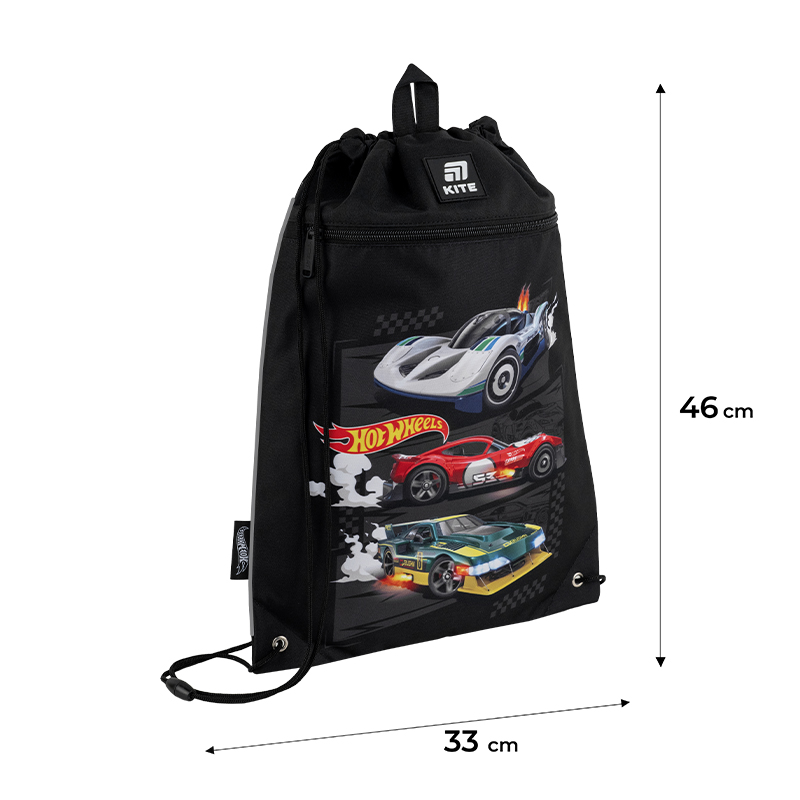 Шкільний набір Kite Education Hot Wheels SET_HW25-555S (рюкзак, пенал, сумка). Фото 18