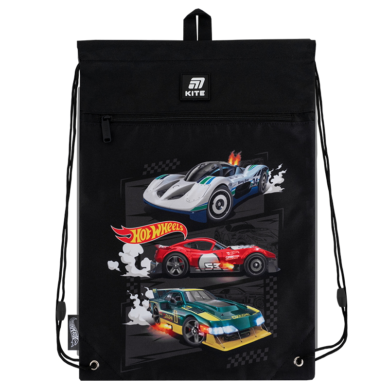 Шкільний набір Kite Education Hot Wheels SET_HW25-555S (рюкзак, пенал, сумка). Фото 19
