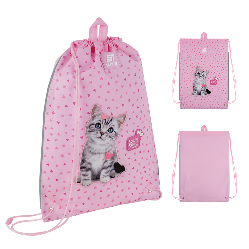 Шкільний набір Kite Education Studio Pets SET_SP25-555S-1 (рюкзак, пенал, сумка). Фото 16