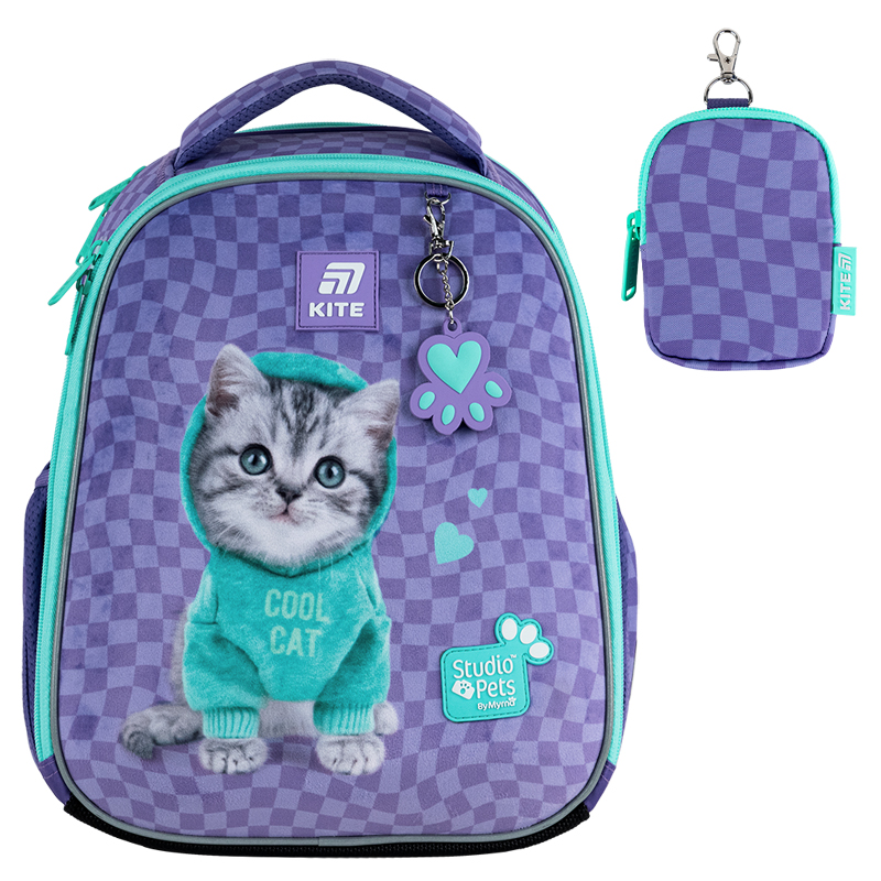 Шкільний набір Kite Education Studio Pets SET_SP25-555S-2 (рюкзак, пенал, сумка). Фото 4