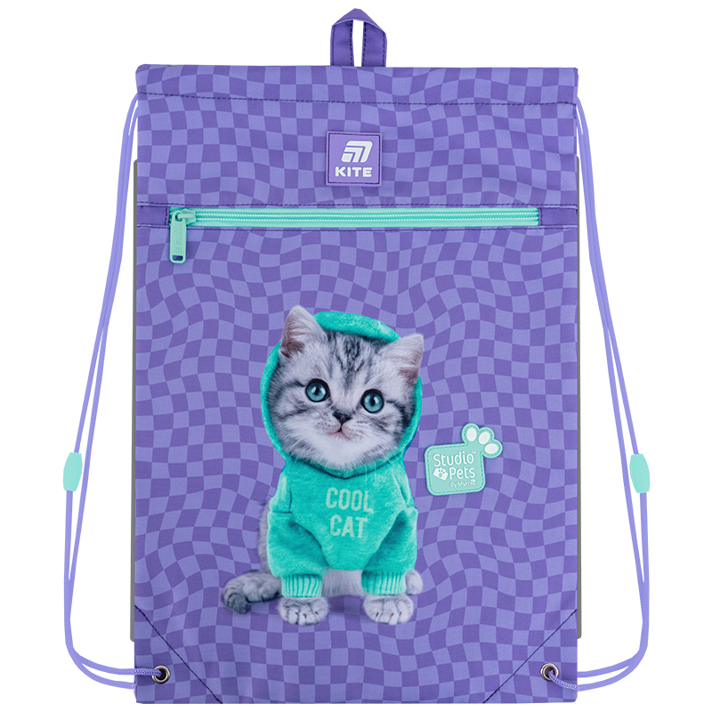 Шкільний набір Kite Education Studio Pets SET_SP25-555S-2 (рюкзак, пенал, сумка). Фото 17