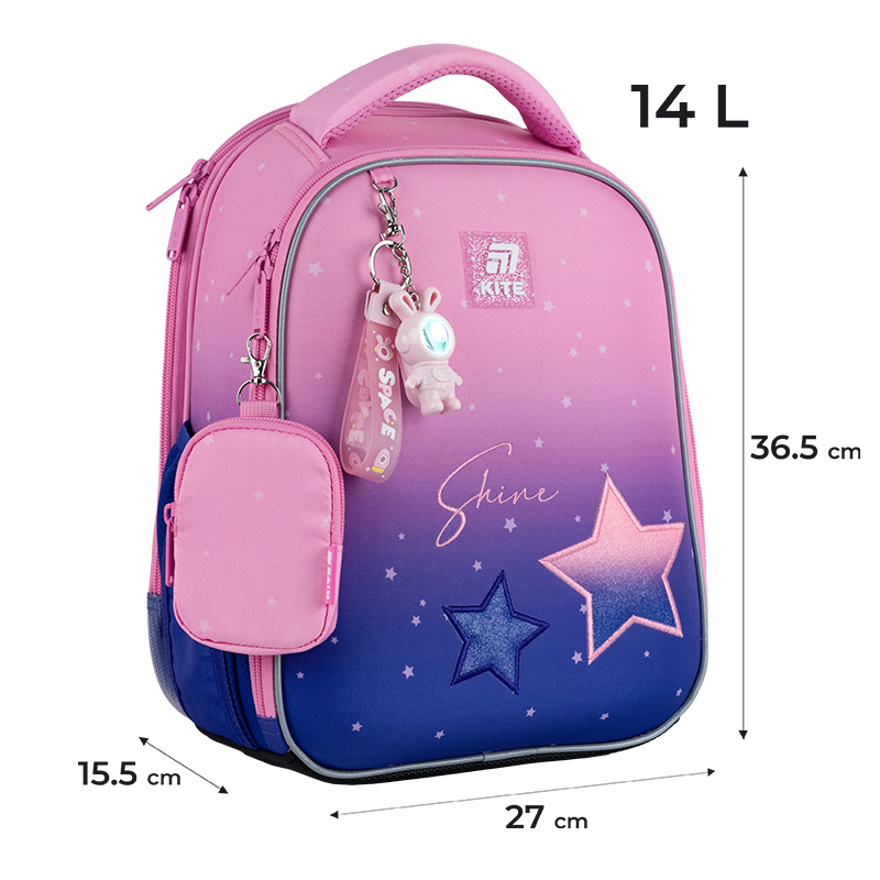 Шкільний набір Kite Education Sparkling SET_K25-555S-9 (рюкзак, пенал, сумка). Фото 3