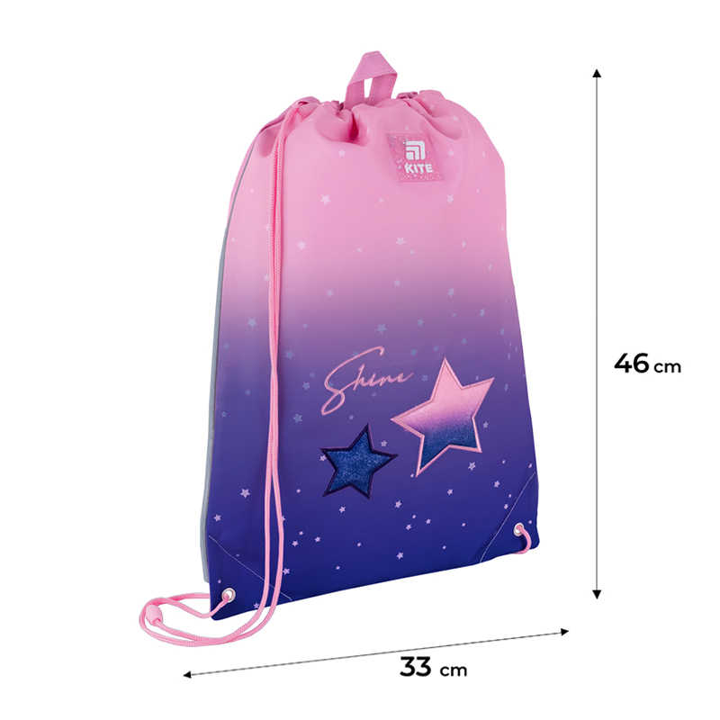 Шкільний набір Kite Education Sparkling SET_K25-555S-9 (рюкзак, пенал, сумка). Фото 17