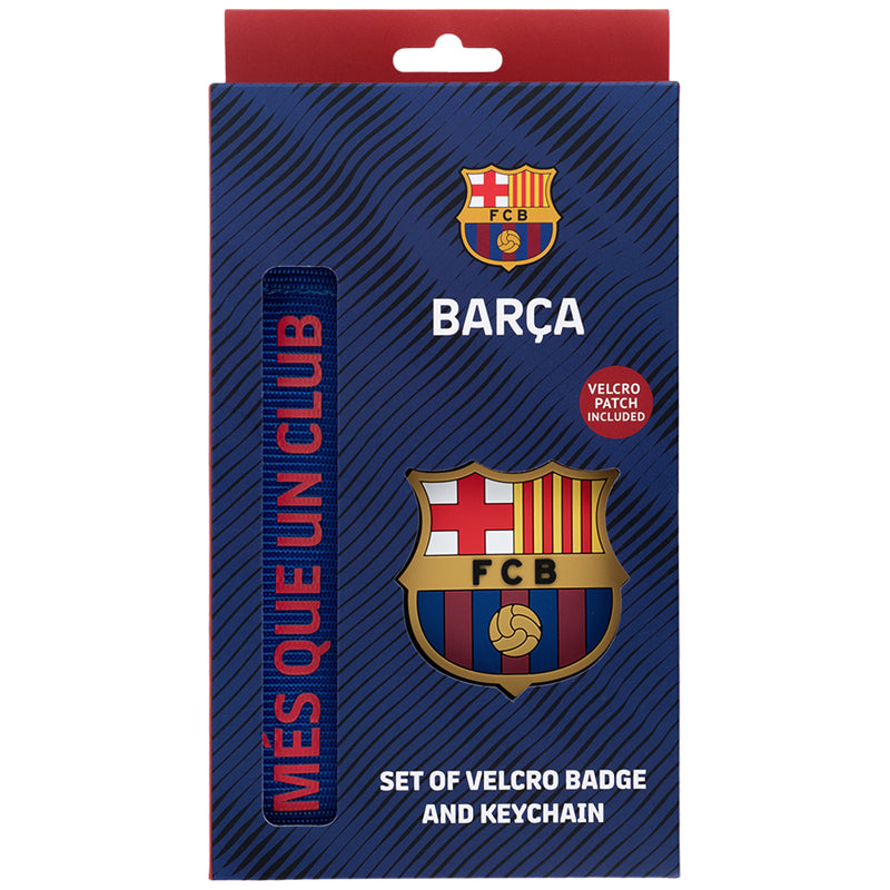 Набір бейдж на липучці та підвіска Kite FC Barcelona BC25-3010, 2 шт.