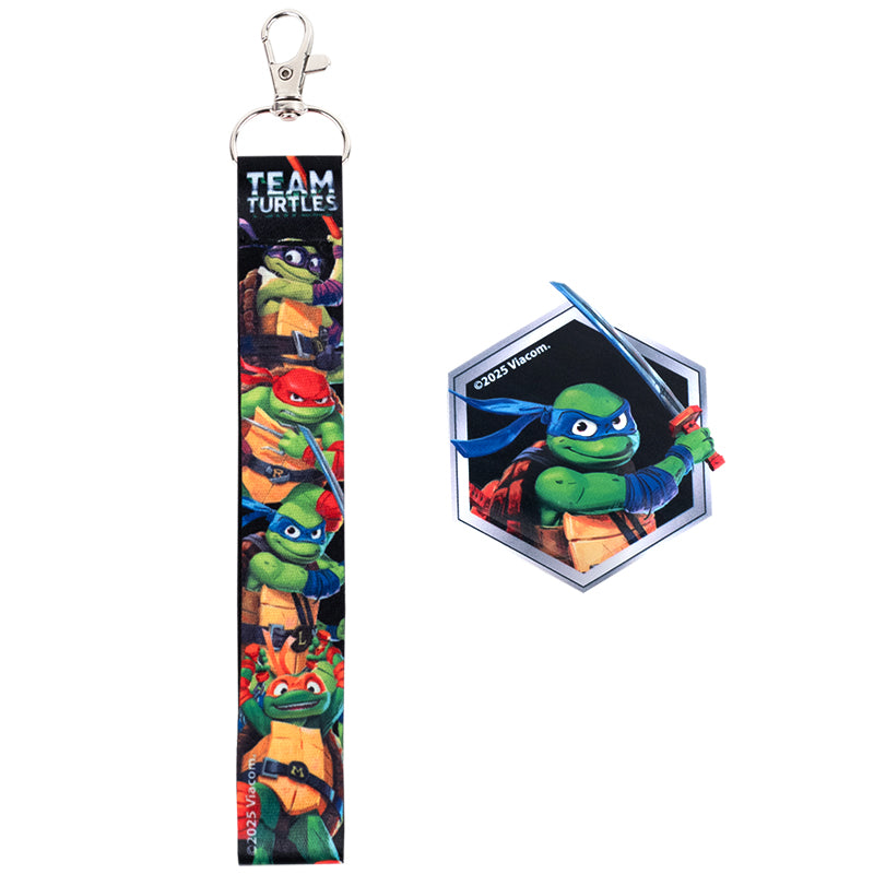 Набір бейдж на липучці та підвіска Kite TMNT Mutant Mayhem NT25-3010, 2 шт.. Фото 2