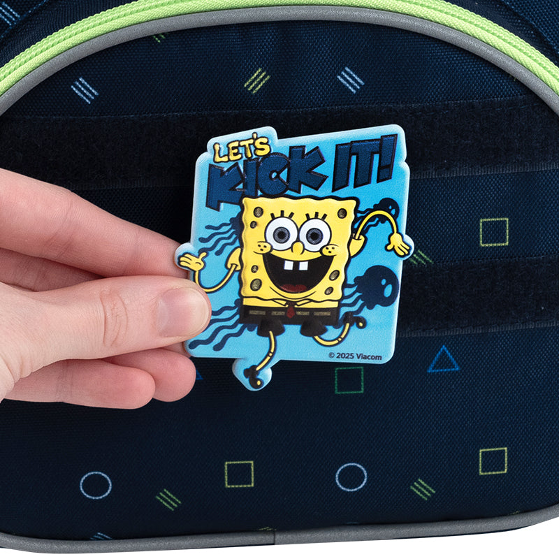 Набір бейдж на липучці та підвіска Kite SpongeBob SquarePants SB25-3010, 2 шт.. Фото 4
