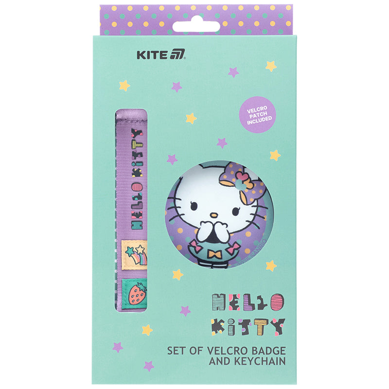 Набір бейдж на липучці та підвіска Kite Hello Kitty HK25-3010-1, 2 шт.