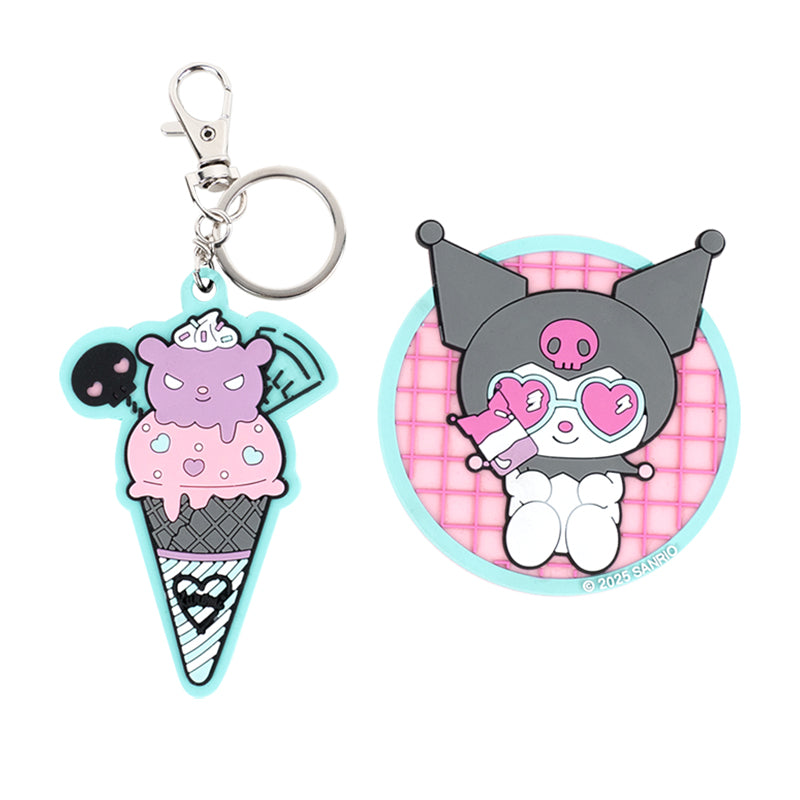 Набір бейдж на липучці та підвіска Kite Kuromi HK25-3010-2, 2 шт.. Фото 2