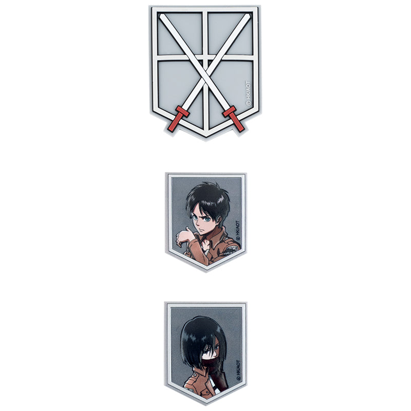Набір бейджів на липучці Kite Attack on Titan AT25-3012, 3 шт. Фото 2