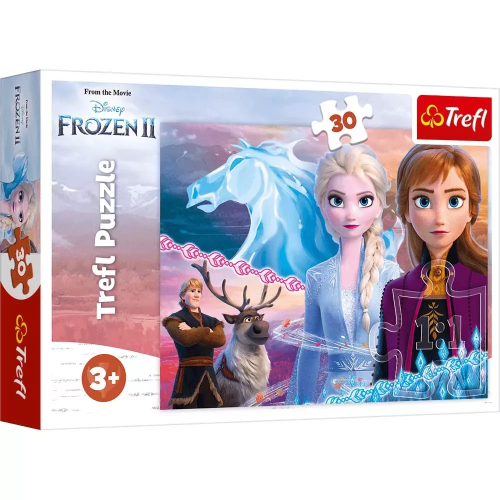 Пазли Trefl 30 елементів - Магія сестер Дісней Крижане серце 2 18253