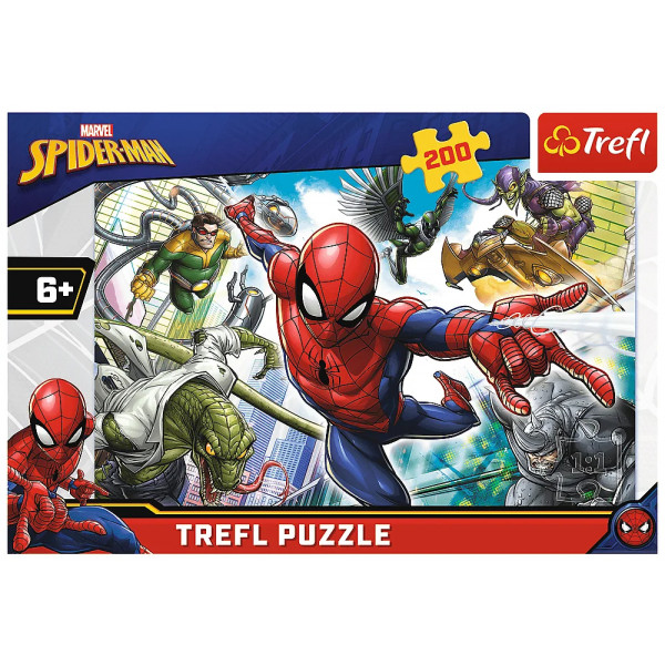 Пазли Trefl 200 елементів - Народжений бути героєм Disney Marvel 13235. Фото 2