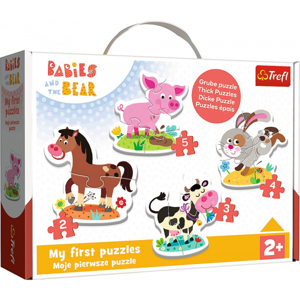 Пазли Trefl 14 елементів - Baby Classic На фермі  36127