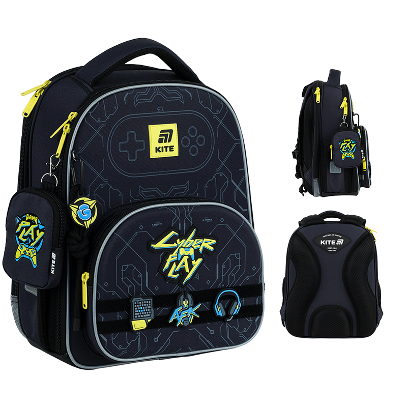 Шкільний набір Kite Education Cyber SET_K25-556M-2 (рюкзак, пенал, сумка). Фото 2