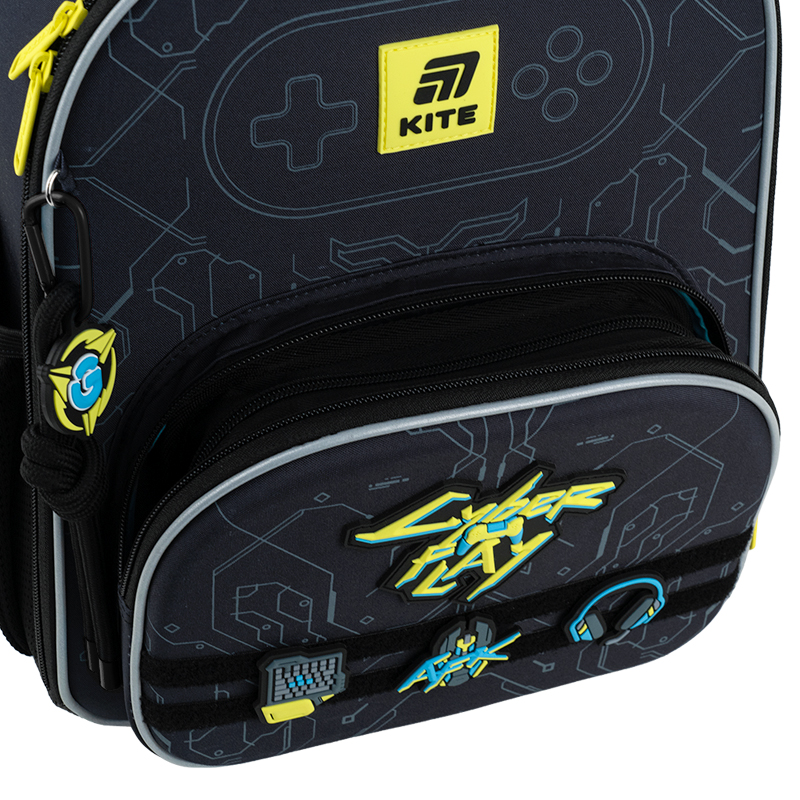 Шкільний набір Kite Education Cyber SET_K25-556M-2 (рюкзак, пенал, сумка). Фото 11