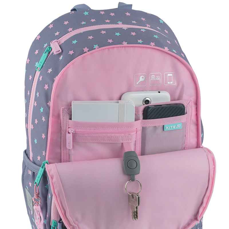 Шкільний набір Kite Education Kawaii Stars SET_K25-585M-2 (рюкзак, пенал, сумка). Фото 13