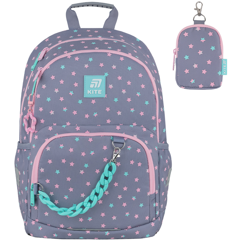Шкільний набір Kite Education Kawaii Stars SET_K25-585M-2 (рюкзак, пенал, сумка). Фото 4