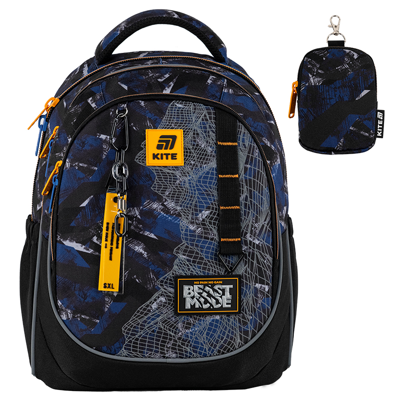 Шкільний набір Kite Education Beast Mode SET_K25-700M-4 (рюкзак, пенал, сумка). Фото 4