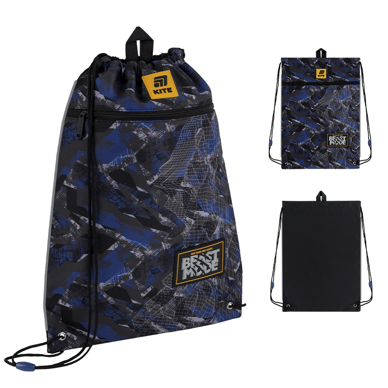 Шкільний набір Kite Education Beast Mode SET_K25-700M-4 (рюкзак, пенал, сумка). Фото 18