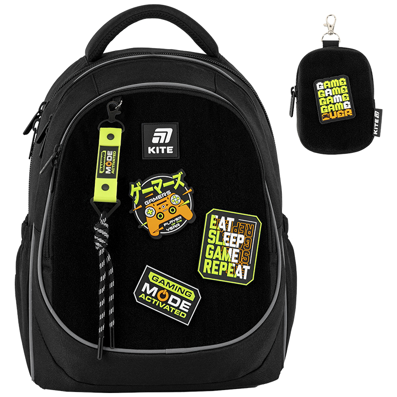 Шкільний набір Kite Education Gaming Mode SET_K25-700M-5 (рюкзак, пенал, сумка). Фото 4