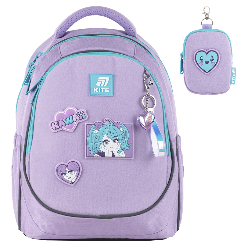 Шкільний набір Kite Education Kawaii Love SET_K25-700M-6 (рюкзак, пенал, сумка). Фото 4