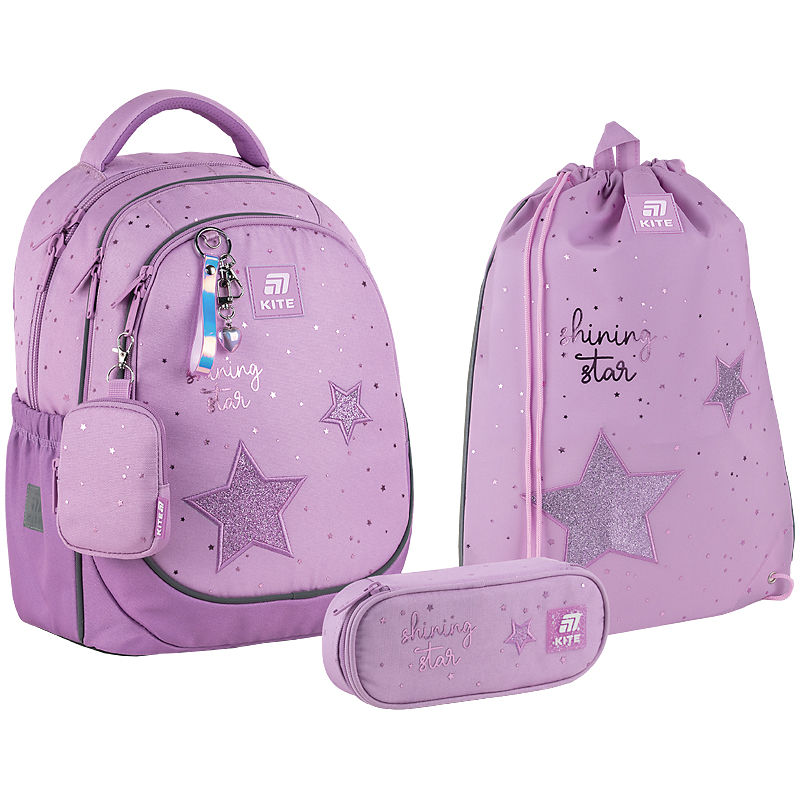 Шкільний набір Kite Education ShiningStar SET_K25-700M-2 (рюкзак, пенал, сумка)