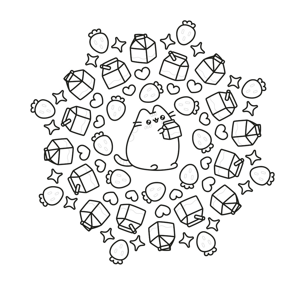 Книга Pusheen. Наймиліша розмальовка. Розфарбовуй і грай - Клер Белтон. Фото 3