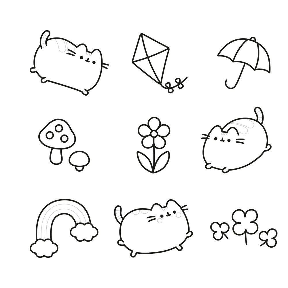 Книга Pusheen. Наймиліша розмальовка. Розфарбовуй і грай - Клер Белтон. Фото 5