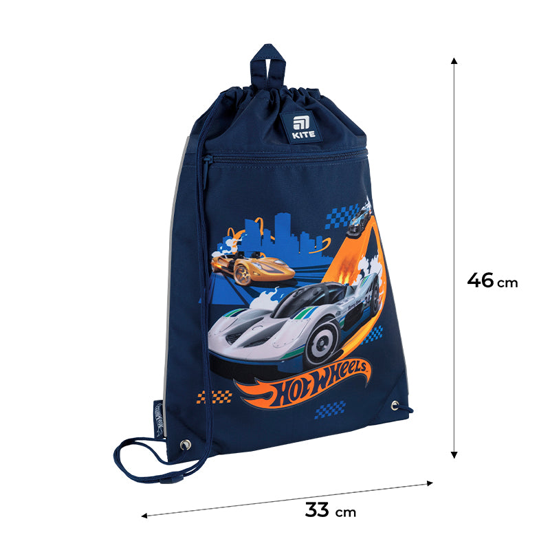 Шкільний набір Kite Education Hot Wheels SET_HW25-724S (рюкзак, пенал, сумка). Фото 18