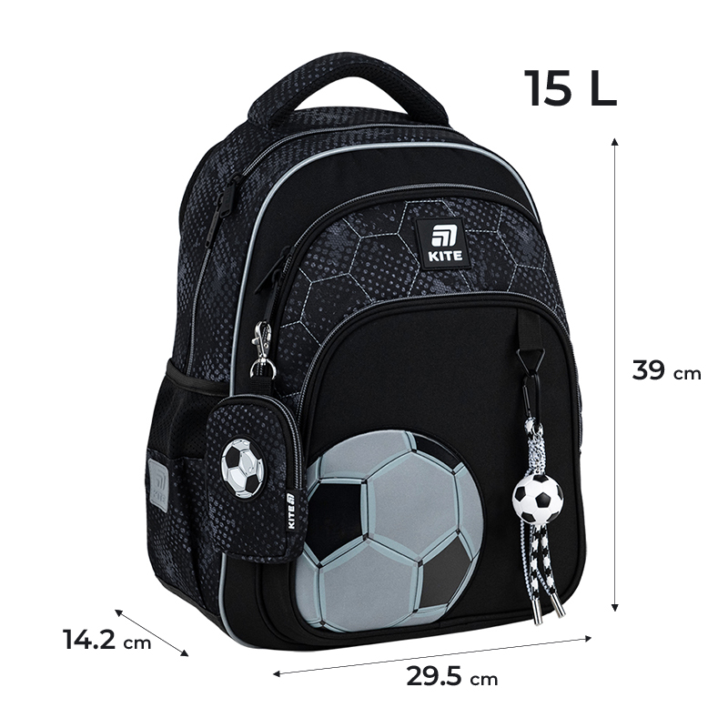 Шкільний набір Kite Education Football SET_K25-763M-2 (рюкзак, пенал, сумка). Фото 3