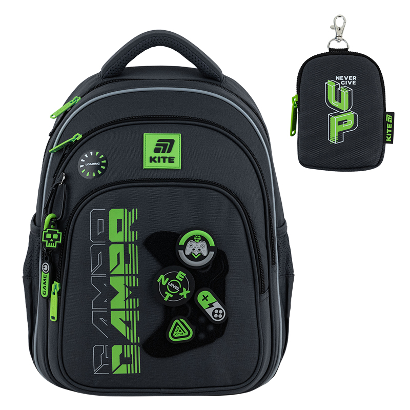 Шкільний набір Kite Education Gamer SET_K25-763S-2 (рюкзак, пенал, сумка). Фото 4