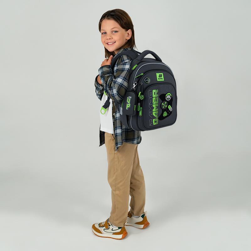 Шкільний набір Kite Education Gamer SET_K25-763S-2 (рюкзак, пенал, сумка). Фото 30