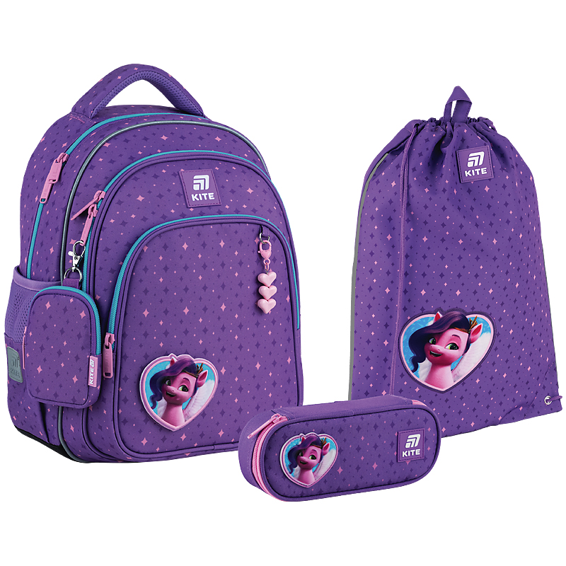 Шкільний набір Kite Education My Little Pony SET_LP25-763S (рюкзак, пенал, сумка)