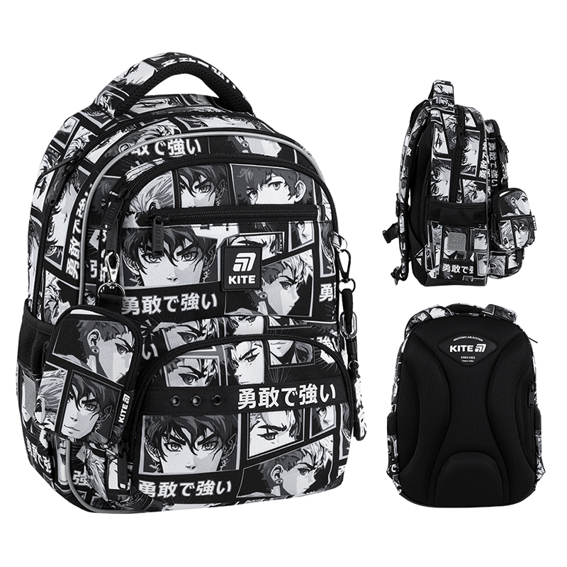 Шкільний набір Kite Education Anime Boy SET_K25-773M-4 (рюкзак, пенал, сумка). Фото 2