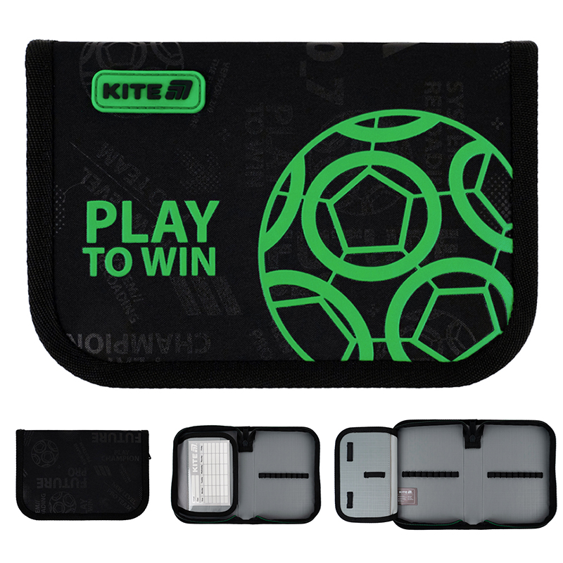 Пенал без наповнення Kite Play&Win K25-621-2, 1 відділення, 1 відворот