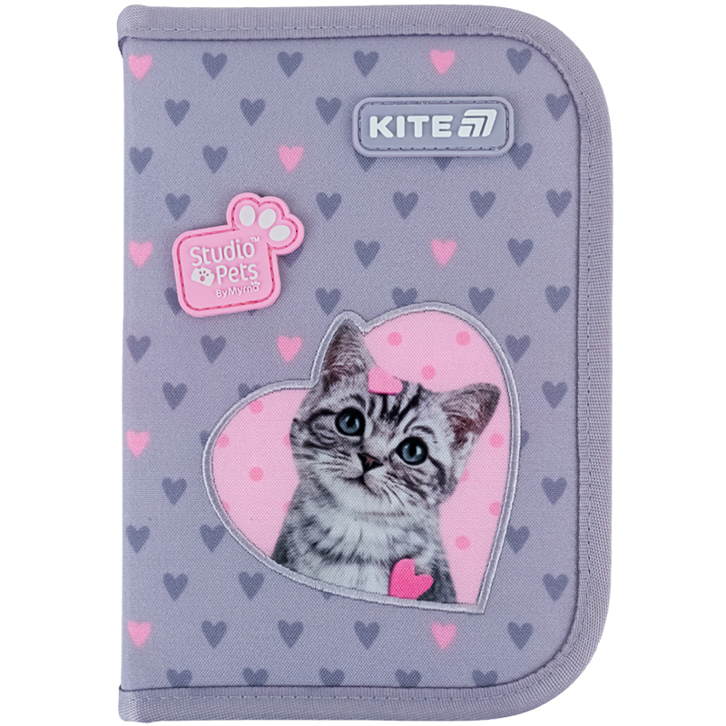 Пенал без наповнення Kite Studio Pets SP25-621, 1 відділення, 1 відворот. Фото 3