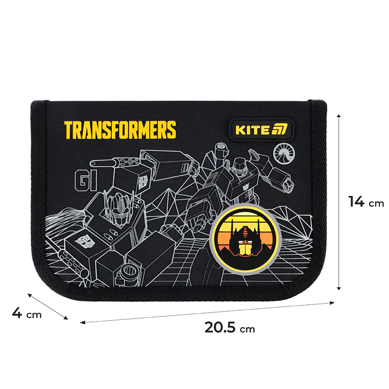 Пенал без наповнення Kite Transformers Generations TF25-621, 1 відділення, 1 відворот. Фото 2