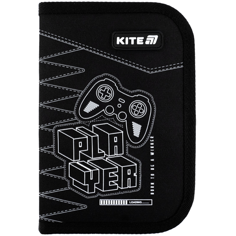 Пенал з наповненням Kite Player K25-622H-6, 1 відділення, 2 відвороти. Фото 3