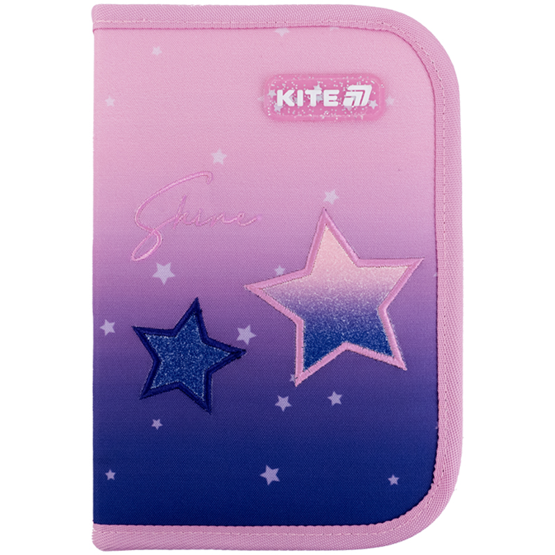 Пенал з наповненням Kite Sparkling K25-622H-1, 1 відділення, 2 відвороти. Фото 3
