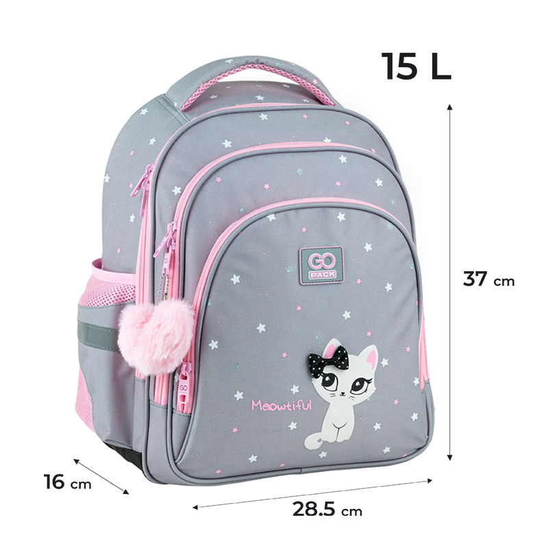 Рюкзак шкільний GoPack Education Meowtiful GO25-2606S-1. Фото 2