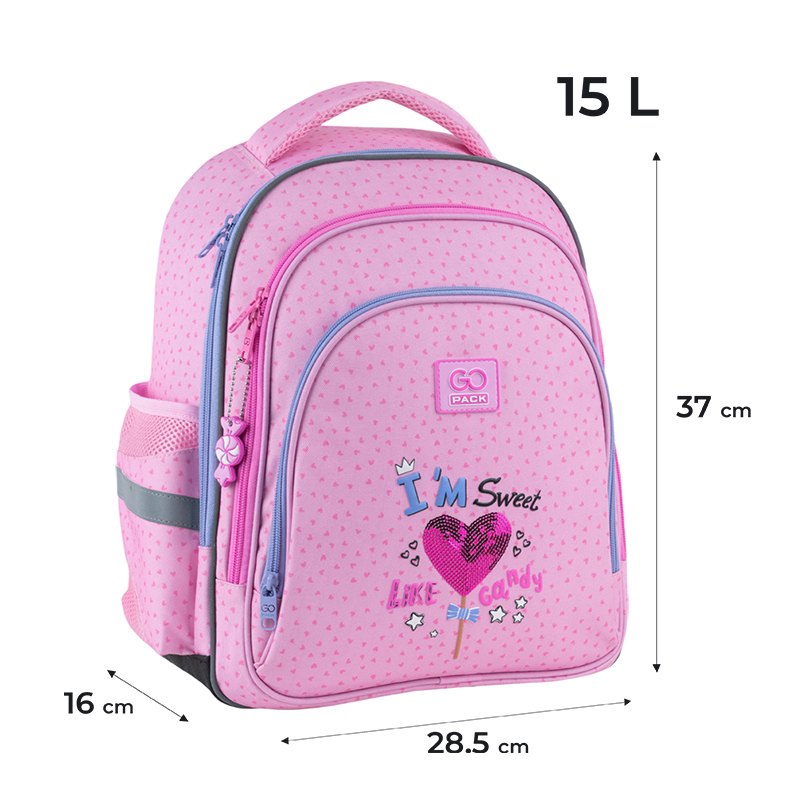 Рюкзак шкільний GoPack Education Sweet Like Candy GO25-2606S-3. Фото 2