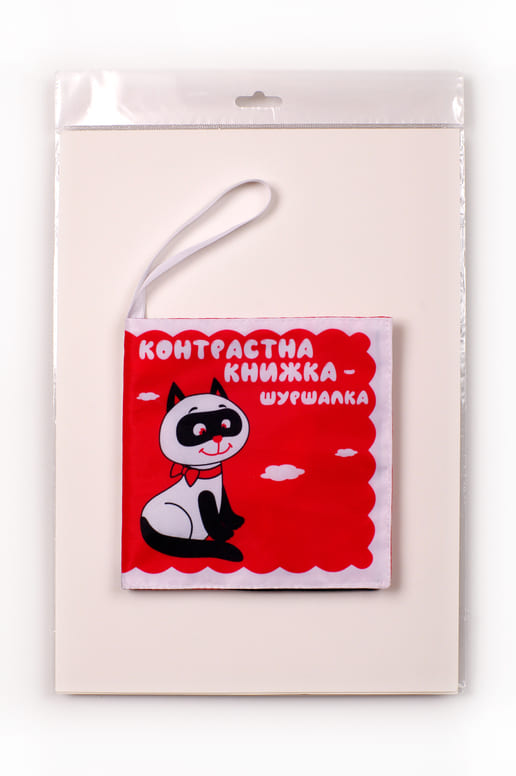 Кн.хмарочос Контрастна книжка – шуршалка Котик Тик. Фото 4